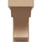 Ekena Millwork 6"W x 18"D x 12"H Classic Emerson Rough Cedar Woodgrain TimberThane Corbel, Primed Tan CORUR06X18X12EMRRCPR - alternate 3